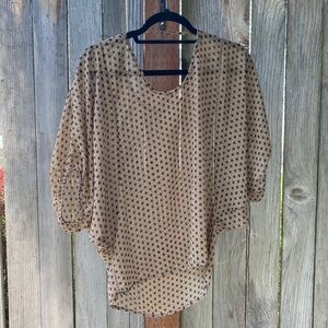 Breezy Sheer Patterned Top